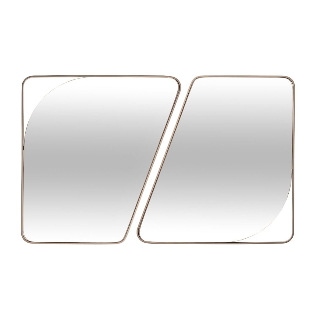 Wall Mirror Sanddle Brown Bristol Collection By Michael Amini.LFR-BSTL260-226