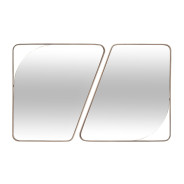 Wall Mirror Sanddle Brown Bristol Collection By Michael Amini.LFR-BSTL260-226