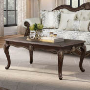 LV03830 Living room Beige Fabric & Cherry Finish Pierce Collection By Acme Furniture