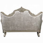 LV03820 Living Room Beige Fabric & Champagne Finish Libertee Collection By Acme Furniture