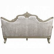 LV03820 Living Room Beige Fabric & Champagne Finish Libertee Collection By Acme Furniture