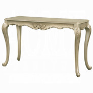 LV03820 Living Room Beige Fabric & Champagne Finish Libertee Collection By Acme Furniture