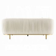 LV03850 Living room Ivory Velvet Martina Collection By Acme Furniture