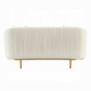 LV03850 Living room Ivory Velvet Martina Collection By Acme Furniture