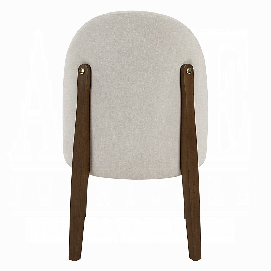 DN02855 7PC Dining Set Oak Finish Contemporary Style Gamarya Collection By Acme Furniture
