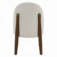 DN02855 7PC Dining Set Oak Finish Contemporary Style Gamarya Collection By Acme Furniture