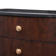 Nightstand Warm Pecan Camellia Field Collection By Michael Amini 9090040-400