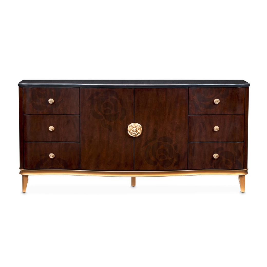 Dresser Warm Pecan Camellia Field Collection by Michael Amini 9090050SA-400