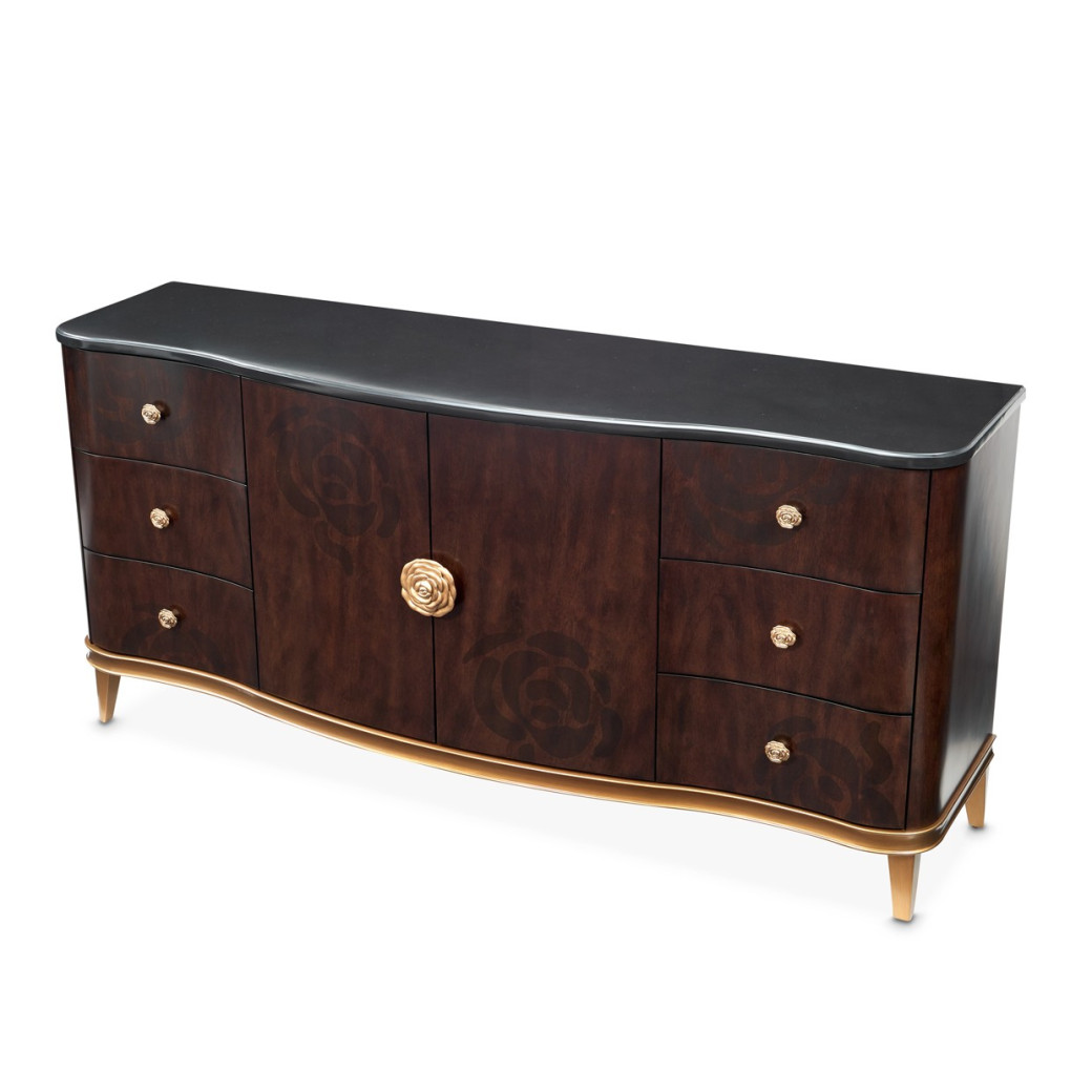 Dresser Warm Pecan Camellia Field Collection by Michael Amini 9090050SA-400