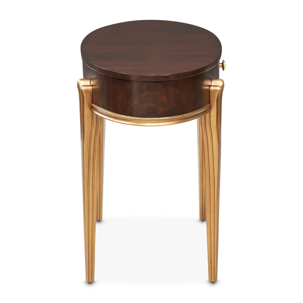 Vanity/Desk Warm Pecan Camellia Field Collection By Michael Amini 9090058-400