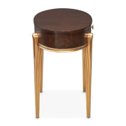Vanity/Desk Warm Pecan Camellia Field Collection By Michael Amini 9090058-400
