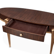 Vanity/Desk Warm Pecan Camellia Field Collection By Michael Amini 9090058-400