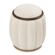 Round Bench Warm Pecan Camellia Field Collection By Michael Amini 9090804-400