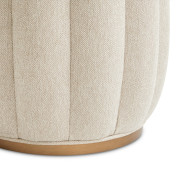 Round Bench Warm Pecan Camellia Field Collection By Michael Amini 9090804-400