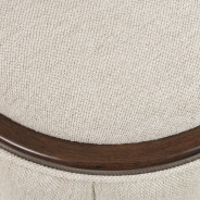 Round Bench Warm Pecan Camellia Field Collection By Michael Amini 9090804-400