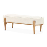 Bench Warm Pecan Camellia Field Collection by Michael Amini 9090904-400