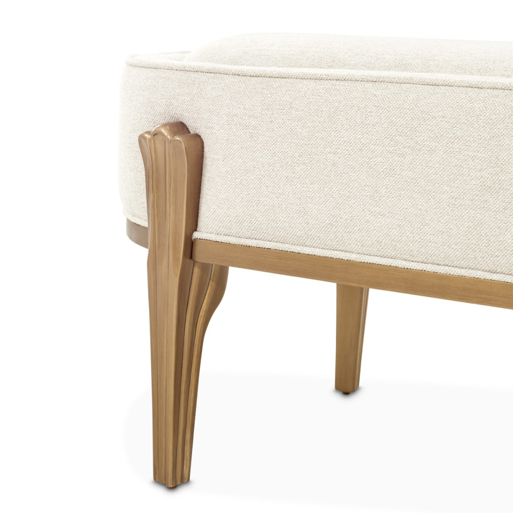 Bench Warm Pecan Camellia Field Collection by Michael Amini 9090904-400