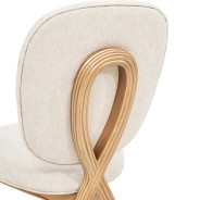 Vanity/Desk Warm Pecan Camellia Field Collection By Michael Amini 9090058-400