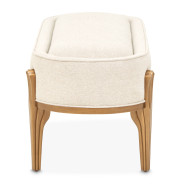 Queen Upholstered Bed 3pc Warm Pecan Camellia Field Collection By Michael Amini 9090000EK3-400