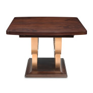 7PC Rectabgular Dining Table Warm Pecan Camellia Field Collection By Michael Amini 9090002-400