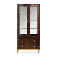 7PC Rectabgular Dining Table Warm Pecan Camellia Field Collection By Michael Amini 9090002-400