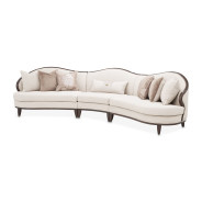 3 Piece Sofa Linen Warm Pecan Warm Pecan Camellia Field Collection By Michael Amini 9090-3PC-LINEN-400