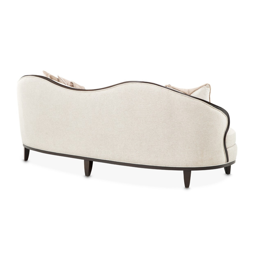 Sofa Linen Warm Pecan Camellia Field Collection By Michael Amini 9090815-LINEN-400