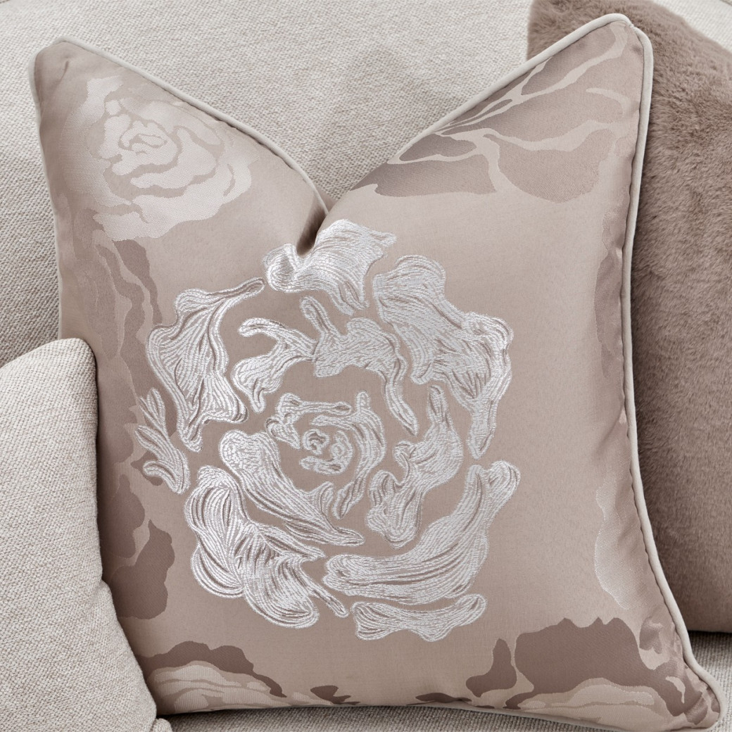 Sofa Linen Warm Pecan Camellia Field Collection By Michael Amini 9090815-LINEN-400