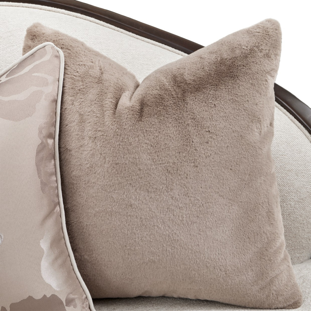 Sofa Linen Warm Pecan Camellia Field Collection By Michael Amini 9090815-LINEN-400