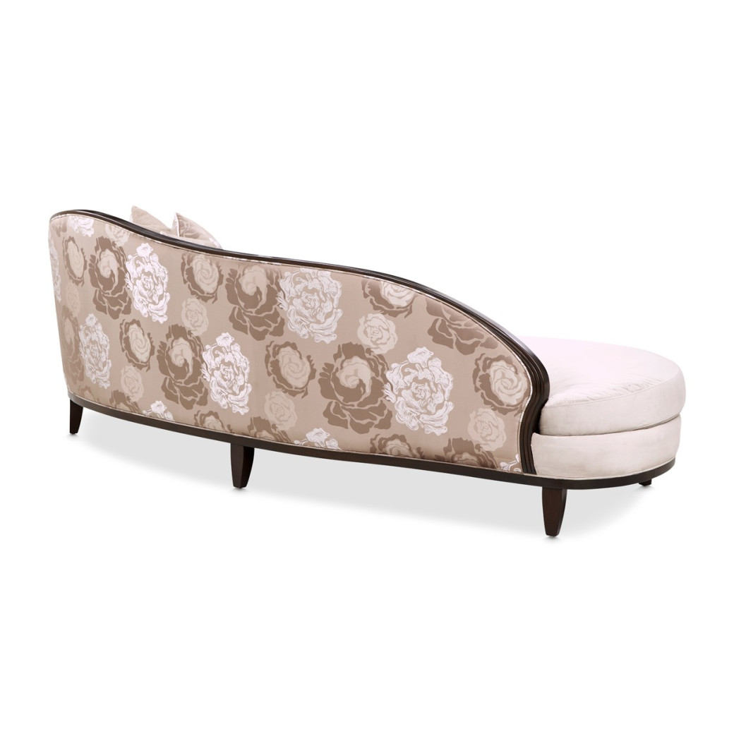 Asymmetrical Sofa Linen Warm Pecan Camellia Field Collection By Michael Amini 9090816-LINEN-400