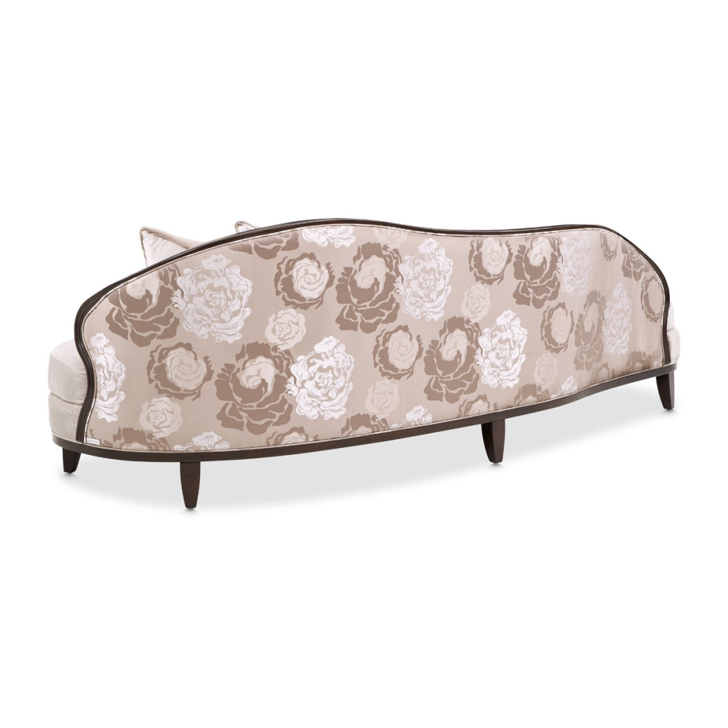 Asymmetrical Sofa Linen Warm Pecan Camellia Field Collection By Michael Amini 9090816-LINEN-400