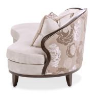 Asymmetrical Sofa Linen Warm Pecan Camellia Field Collection By Michael Amini 9090816-LINEN-400