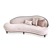 Asymmetrical Sofa Linen Warm Pecan Camellia Field Collection By Michael Amini 9090816-LINEN-400