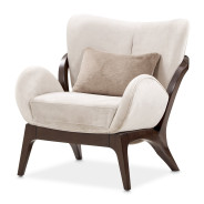 Accent Chair Porchini Warm Pecan Camellia Field Collection By Michael Amini 9090834-PRCNI-400