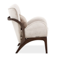 Accent Chair Porchini Warm Pecan Camellia Field Collection By Michael Amini 9090834-PRCNI-400