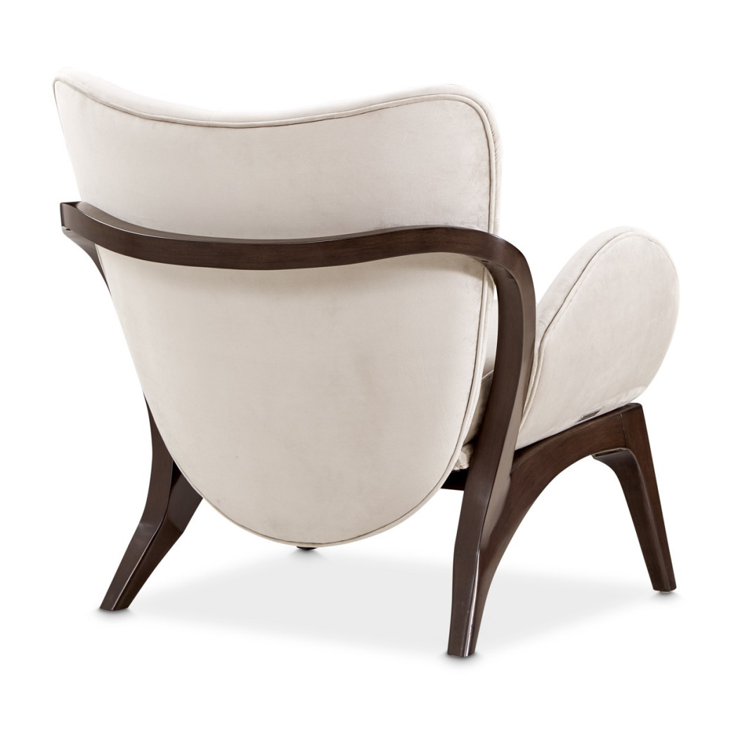 Accent Chair Porchini Warm Pecan Camellia Field Collection By Michael Amini 9090834-PRCNI-400