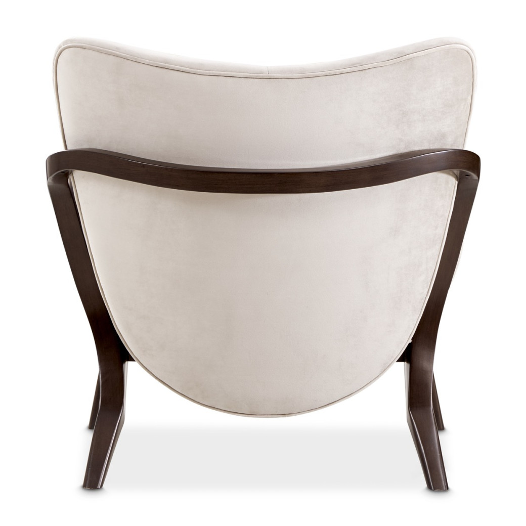 Accent Chair Porchini Warm Pecan Camellia Field Collection By Michael Amini 9090834-PRCNI-400
