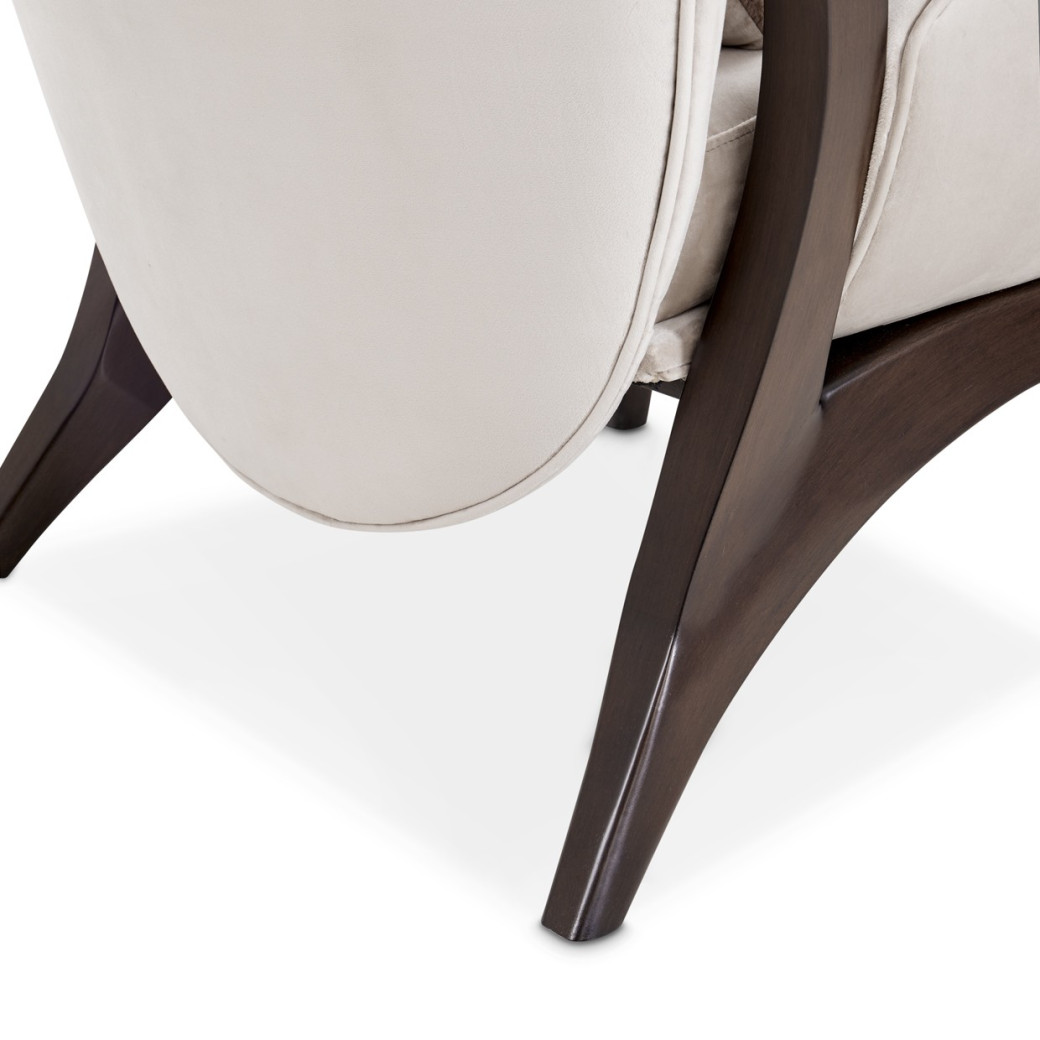 Accent Chair Porchini Warm Pecan Camellia Field Collection By Michael Amini 9090834-PRCNI-400