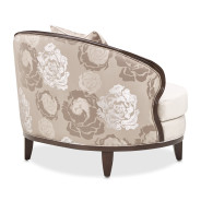 Matching Chair Linen Warm Pecan Pecan Camellia Field Collection By Michael Amini 9090835-LINEN-400
