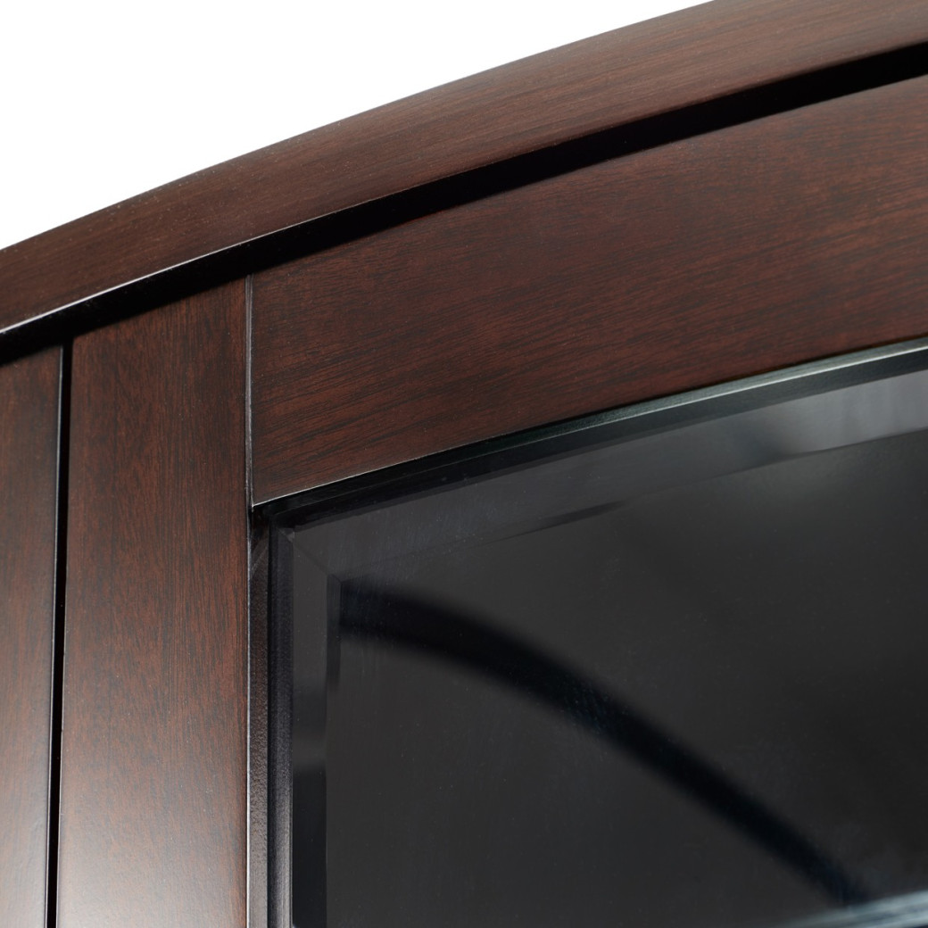 Display Cabinet 2pc Warm Pecan  Camellia Field Collection By Michael Amini 9090209-400