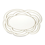 Wall Mirror Antique Gold Camellia Field Collection By Michael Amini 9090260-811