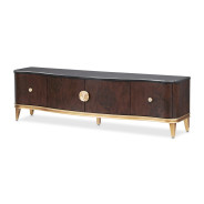 Media Cabinet Warm Pecan Camellia Field Collection By Michael Amini 9090081-400