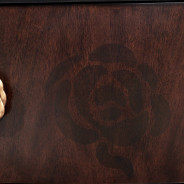 Media Cabinet Warm Pecan Camellia Field Collection By Michael Amini 9090081-400