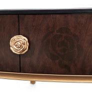 Media Cabinet Warm Pecan Camellia Field Collection By Michael Amini 9090081-400