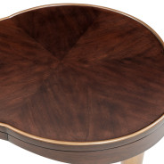 End Table Warm Pecan Camellia Field Collection By Michael Amini 9090205-400