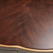 End Table Warm Pecan Camellia Field Collection By Michael Amini 9090205-400