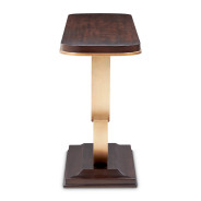Console Table Warm Pecan Camellia Field Collection By Michael Amini 9090223-400