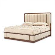 Queen Platform Bed w/Lift Mechanism & Slats (4pc) Mason Park Collection By Michael Amini