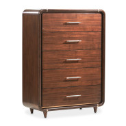 5 Drawer Gentelmen's Chest Umber Mason Park Collection By Michael Amini  9094072SA-406
