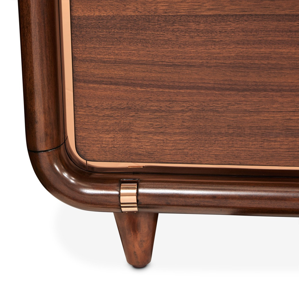 5 Drawer Gentelmen's Chest Umber Mason Park Collection By Michael Amini  9094072SA-406